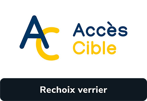 accès cible rechoix horizontal blanc